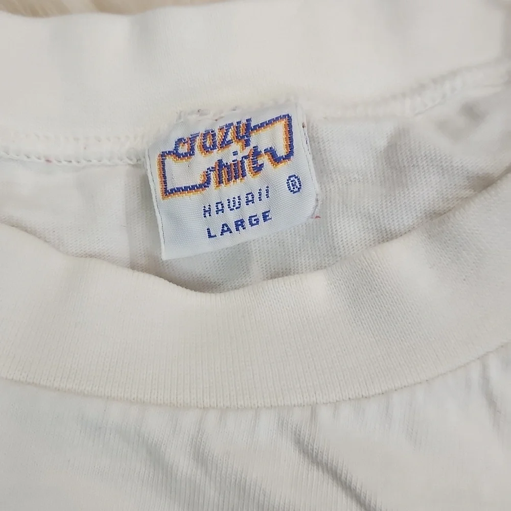 B.Kliban Hawaii White Graphic Crazy Shirt Cat Tshirt - Picture 5 of 8